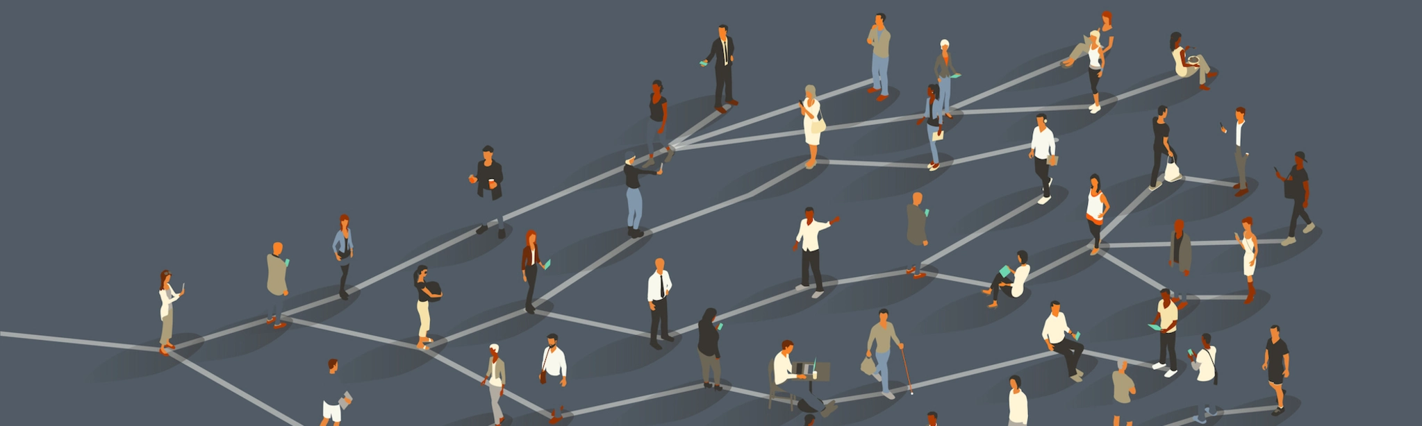 Connected People Team Intercultural International Culture Cropped