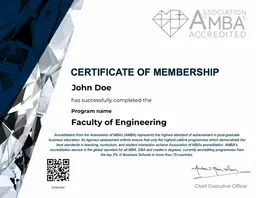 AMBA Certificate