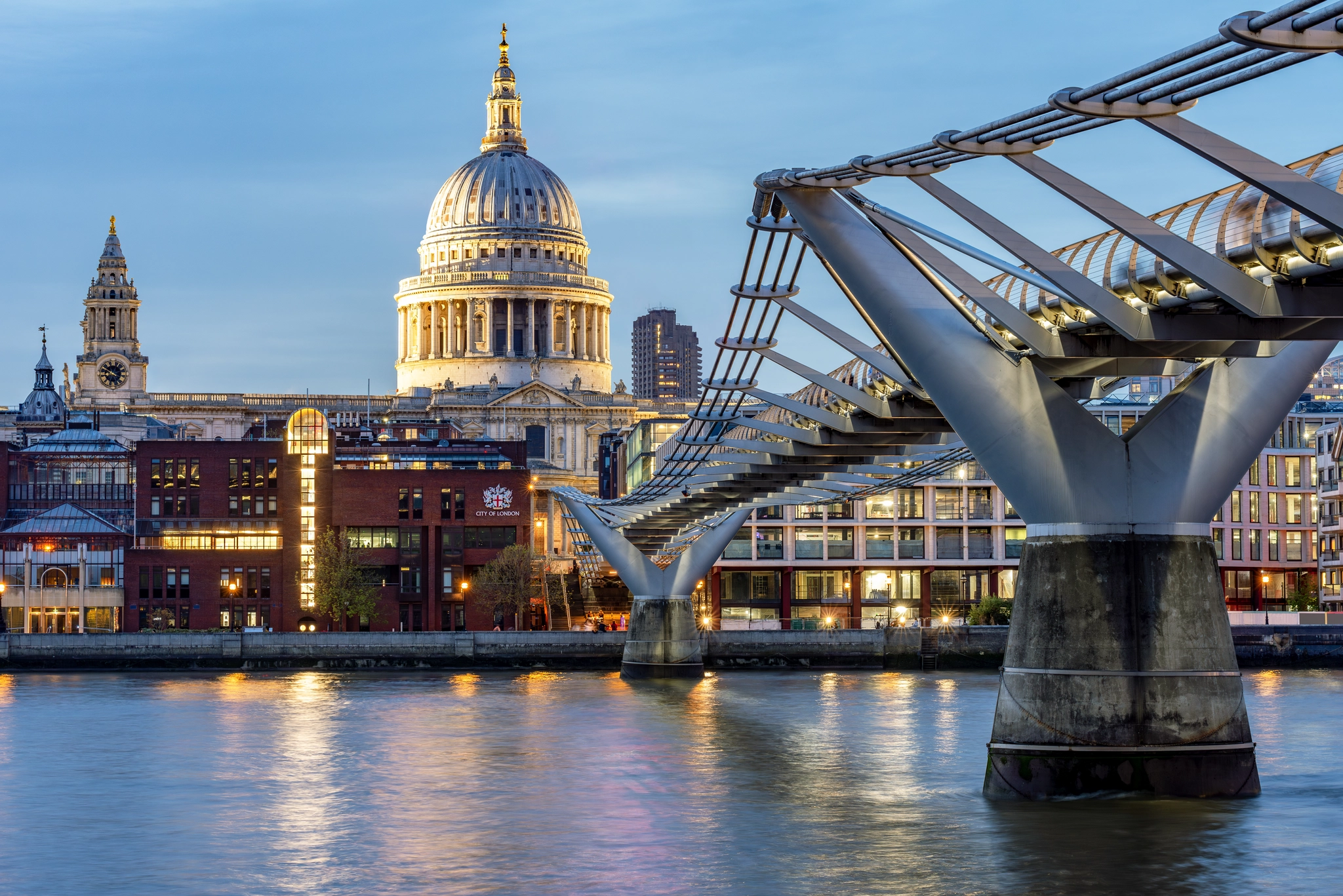 London skyline with St. Pauls Cathedral