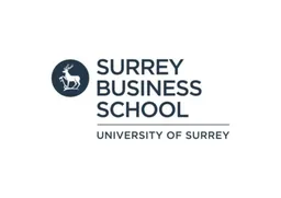 Surrey Business School Logo Blue RGB