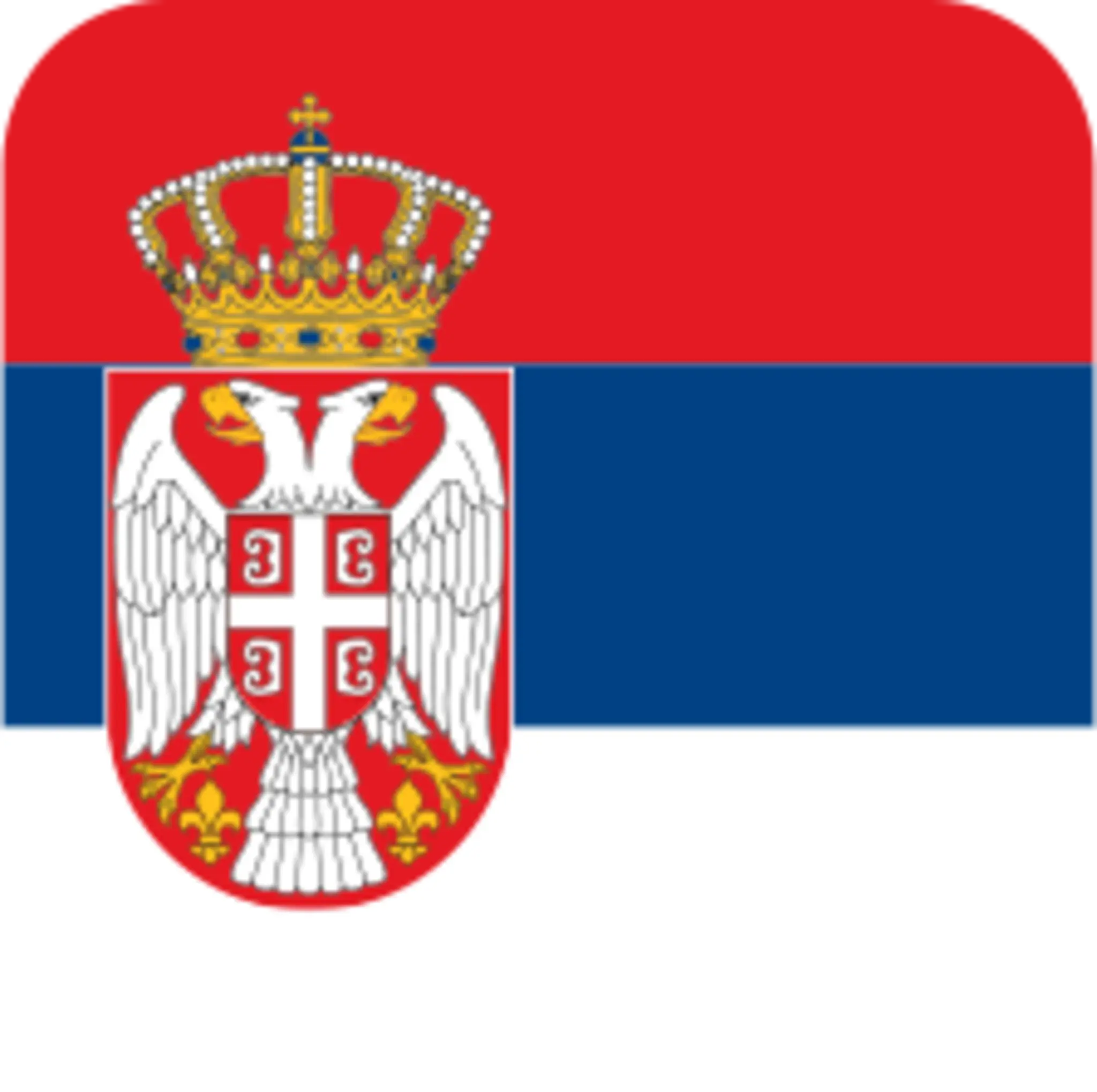 Flag Icon Serbia