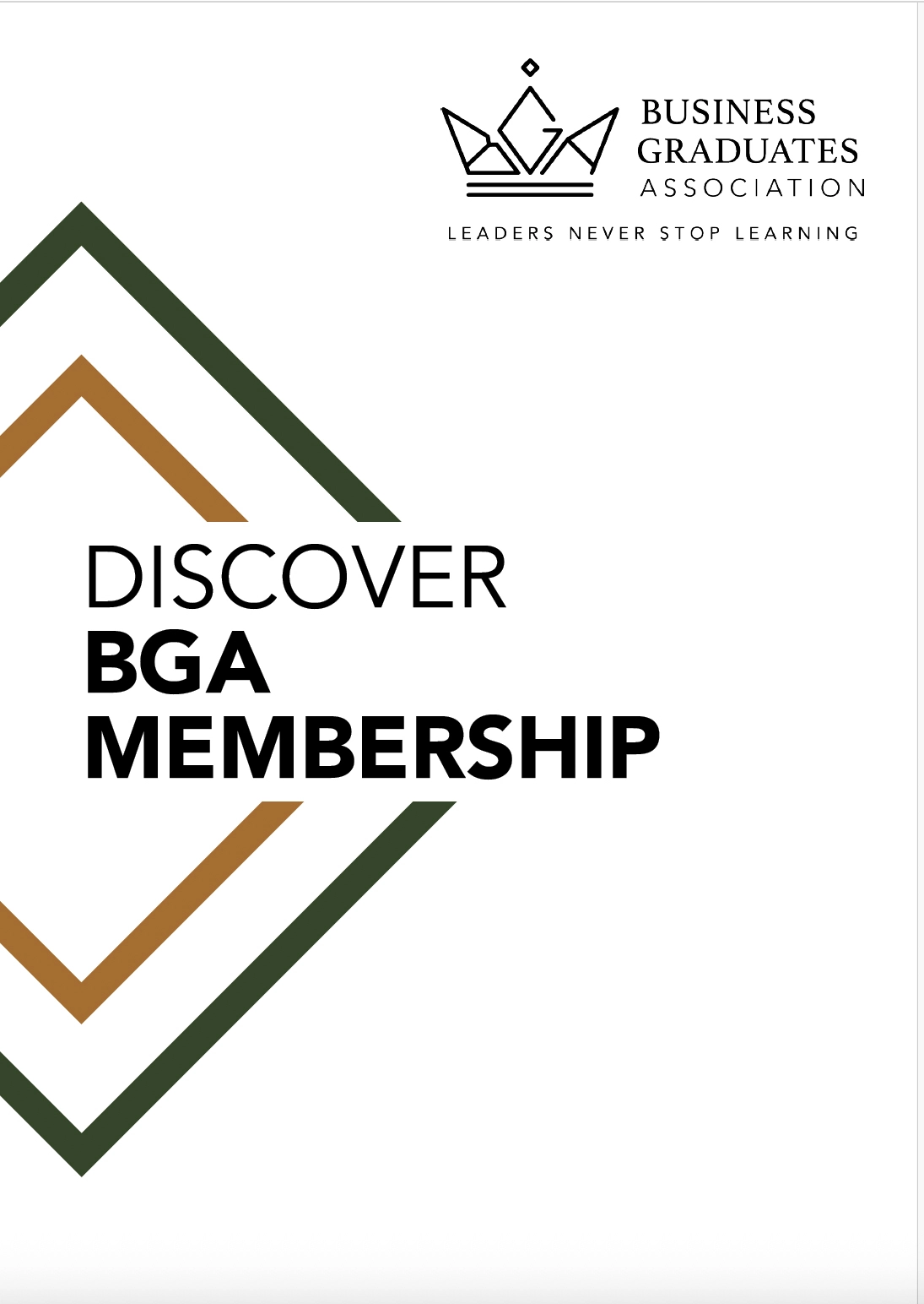 BGA Membership Brochure Front Cover
