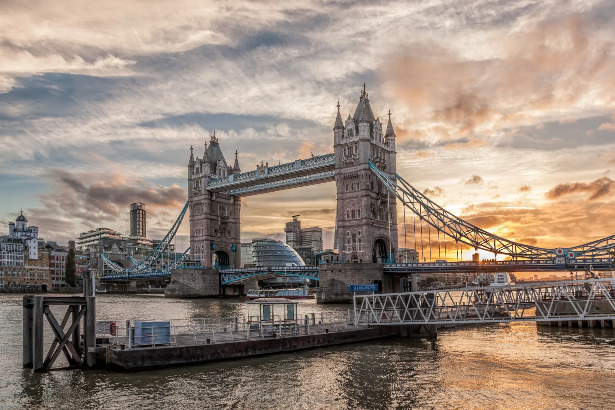 London Bridge at sunset