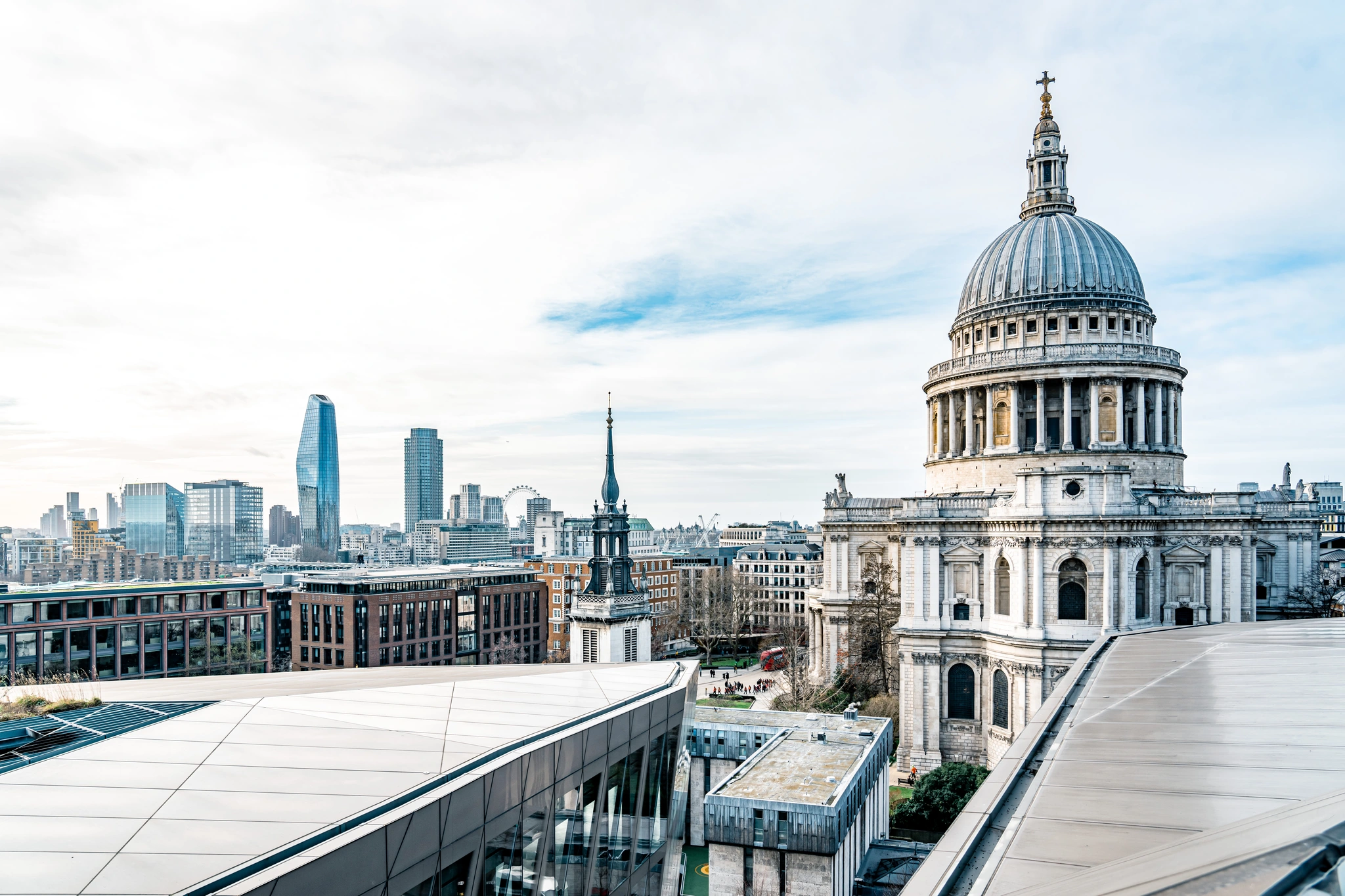 A view of St Pauls in London